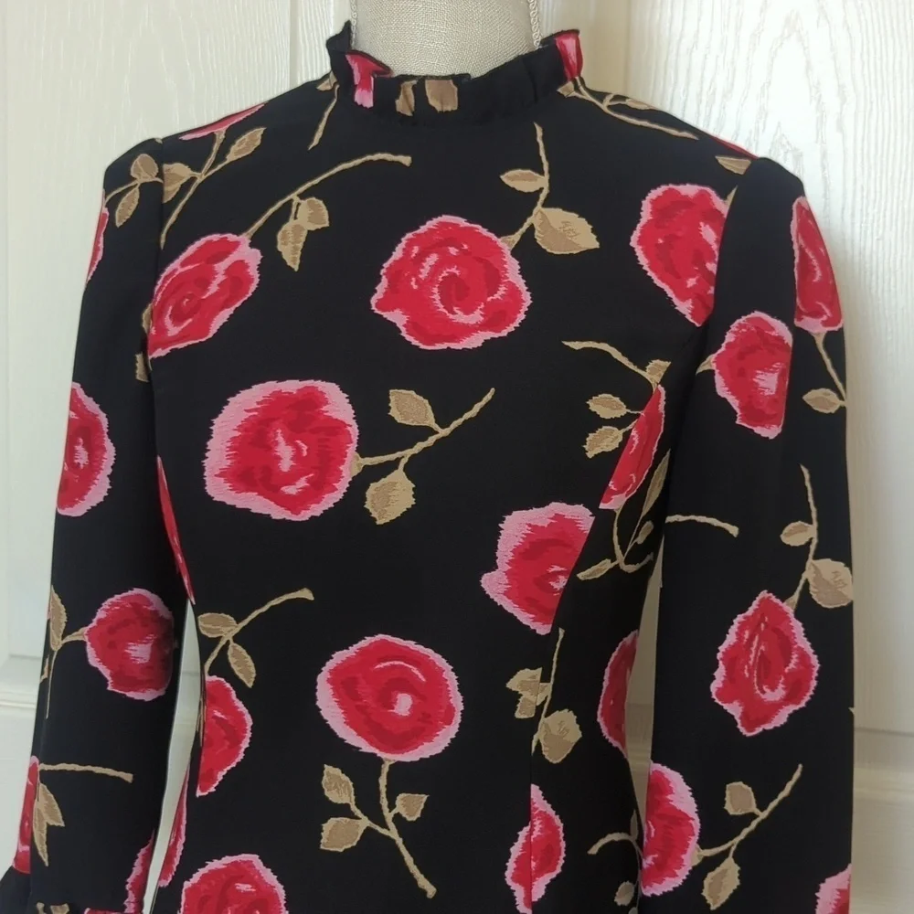 Kate Spade New York Hazy Rose Crepe Dress